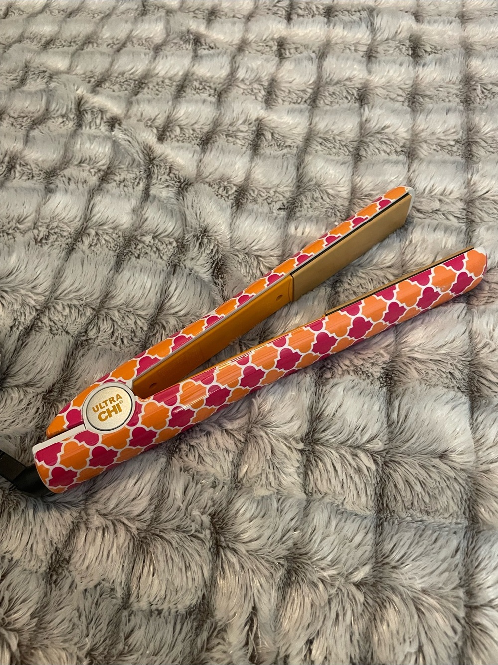 Chi Ultra Pink Orange Hair Straightener Flat Iron Limited Edition